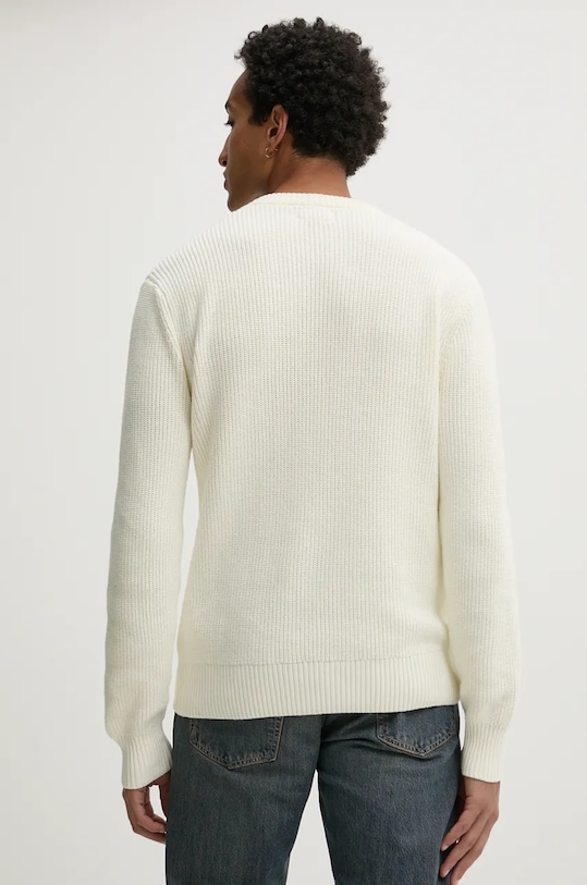 Odzież Guess Jeans sweter bawełniany M4BR30.Z3HM1 beżowy