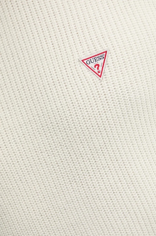 Guess Jeans sweter bawełniany M4BR30.Z3HM1 beżowy