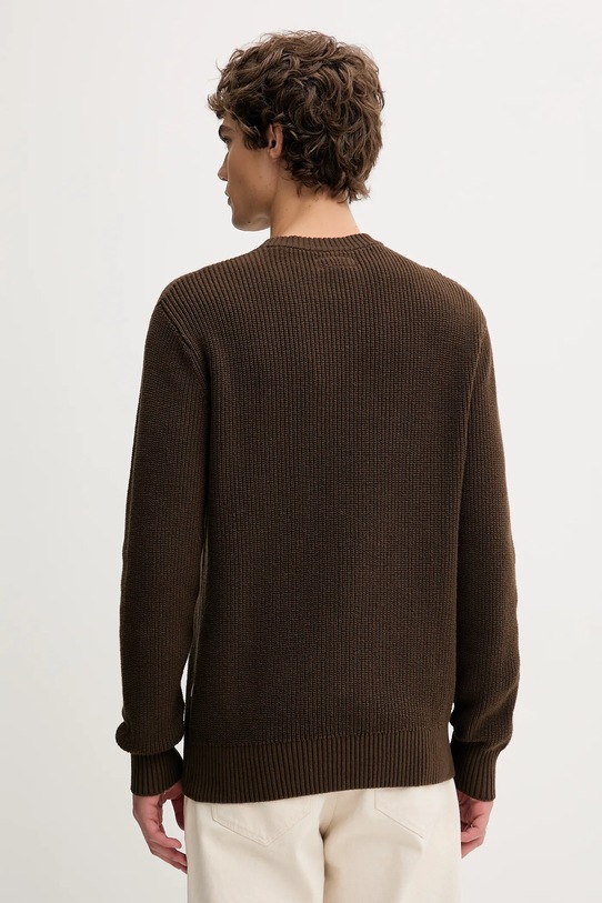 Odzież Guess Jeans sweter bawełniany M4BR30.Z3HM1 brązowy