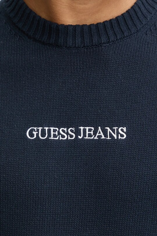 Guess Jeans sweter bawełniany M4BR31.Z3HM1 granatowy