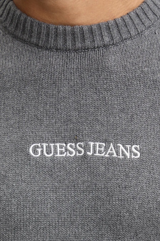 Guess Jeans sweter bawełniany M4BR31.Z3HM1 szary