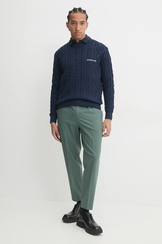 Свитер с примесью шерсти Guess Jeans M4BR34.Z3HN2 тёмно-синий AW24