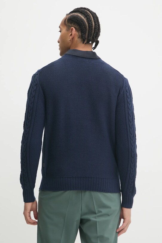 Одежда Свитер с примесью шерсти Guess Jeans M4BR34.Z3HN2 тёмно-синий