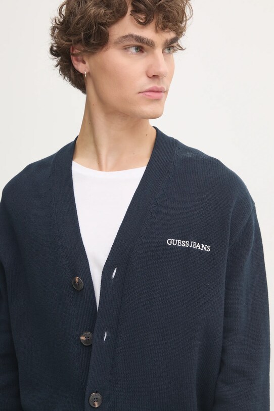 Guess Jeans cardigan M4BR38.Z3HM1 bleumarin