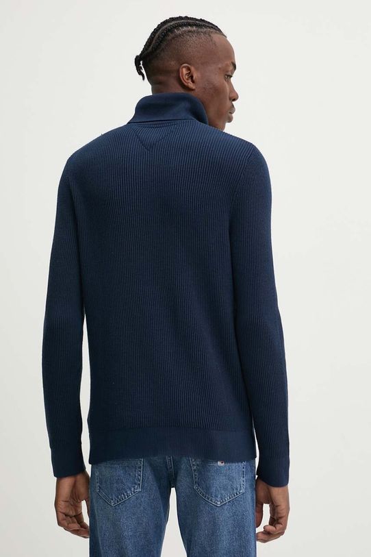 Odzież Tommy Jeans sweter z domieszką wełny DM0DM19434 granatowy