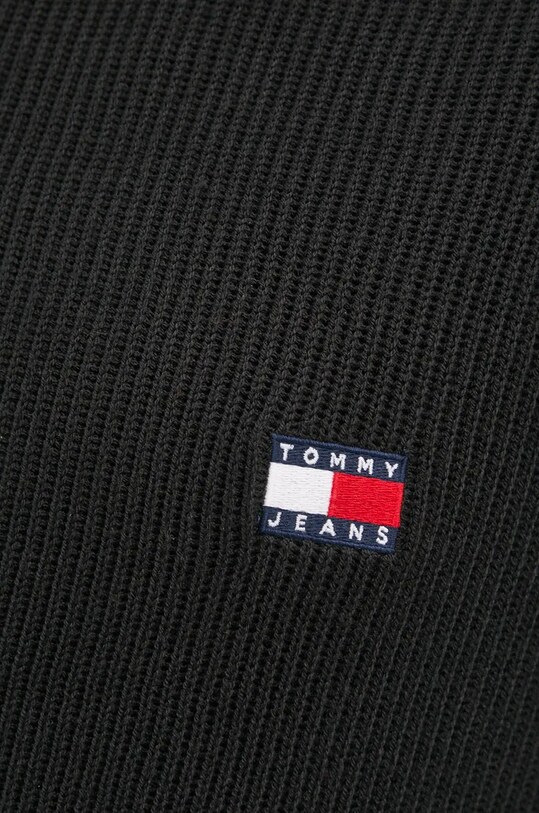 Светр з домішкою вовни Tommy Jeans чорний DM0DM19434