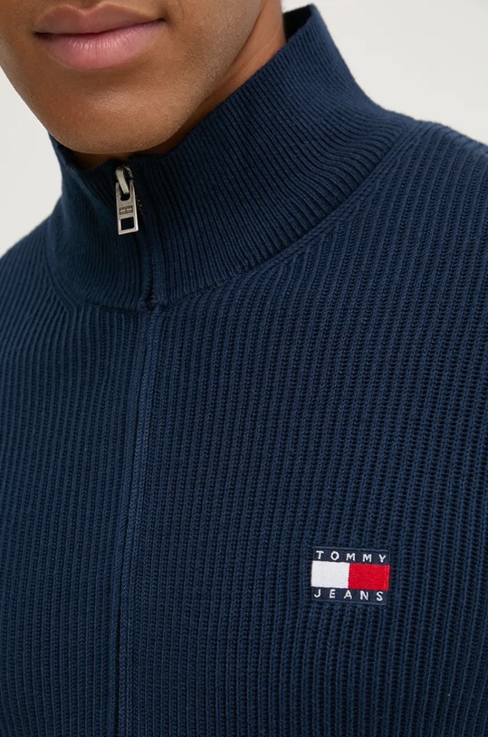 Tommy Jeans sweter z domieszką wełny DM0DM19435 granatowy