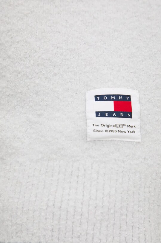 Tommy Jeans gyapjúkeverék pulóver DM0DM19439 szürke