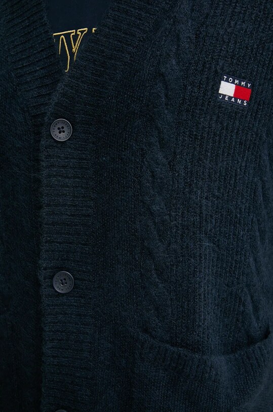 Tommy Jeans cardigan DM0DM19441 bleumarin