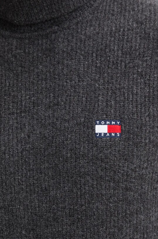 Светр з домішкою вовни Tommy Jeans DM0DM20602 сірий