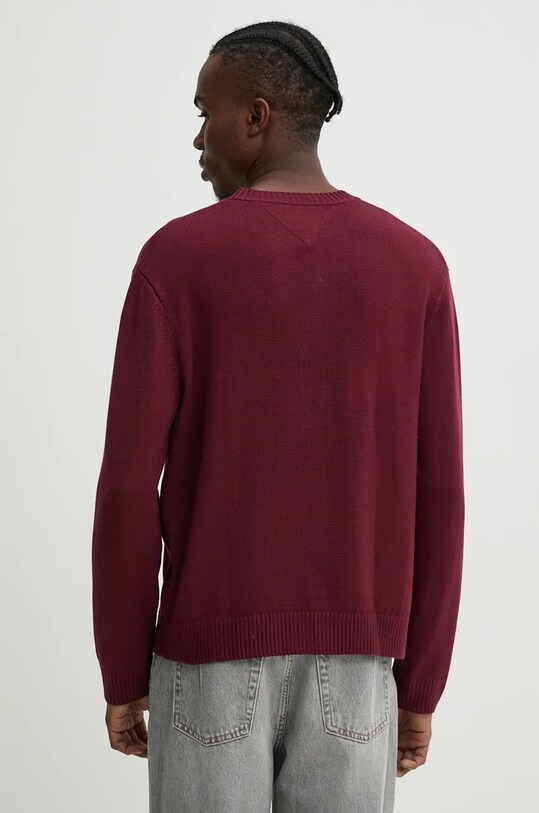 Oblečenie Sveter s prímesou vlny Tommy Jeans DM0DM20706 burgundské
