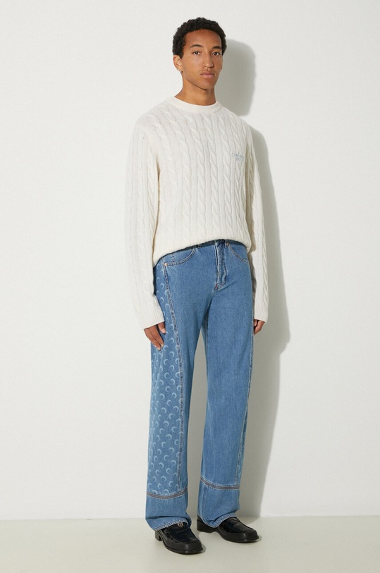 Carhartt WIP wool jumper Signature I033885.2JHXX beige AW24