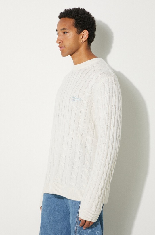 Carhartt WIP wool jumper Signature beige I033885.2JHXX