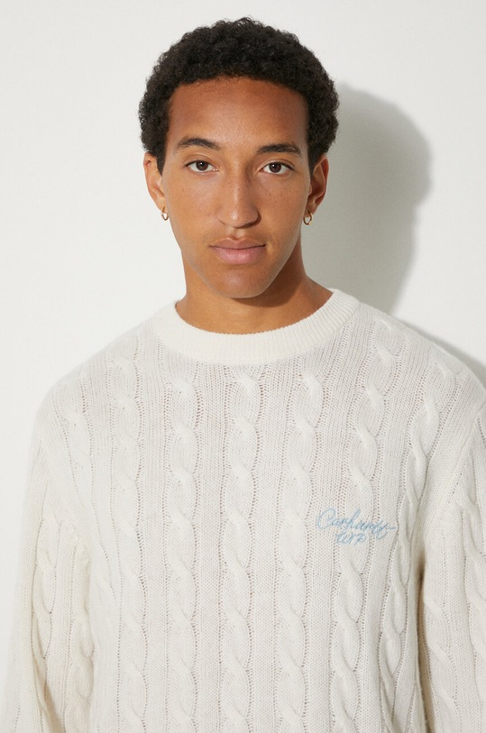 Carhartt WIP wool jumper Signature I033885.2JHXX beige
