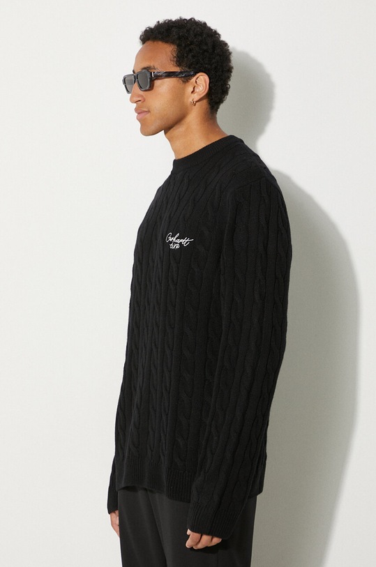 Carhartt WIP wool jumper Signature Sweater black I033885.K02XX