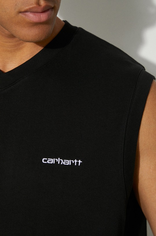 Carhartt WIP kamizelka bawełniana Script I033907.0D2XX