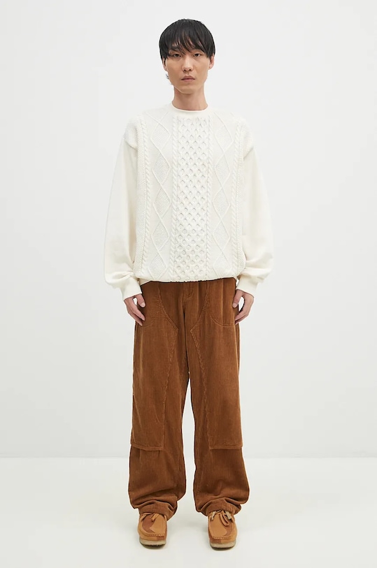 Bavlnený sveter Carhartt WIP Tridon I034033.05XX béžová