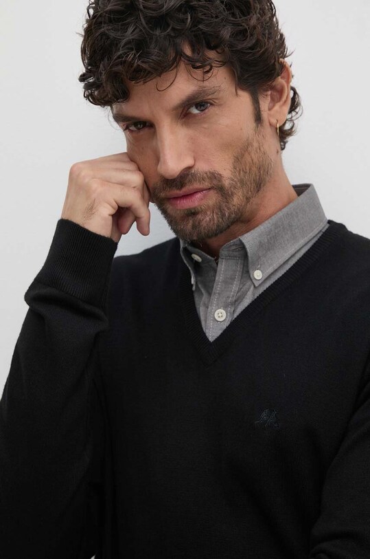 Lindbergh pulover negru 30.800140.BLACK
