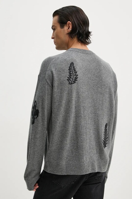 Odzież ZADIG&VOLTAIRE sweter wełniany KMSW00704 szary