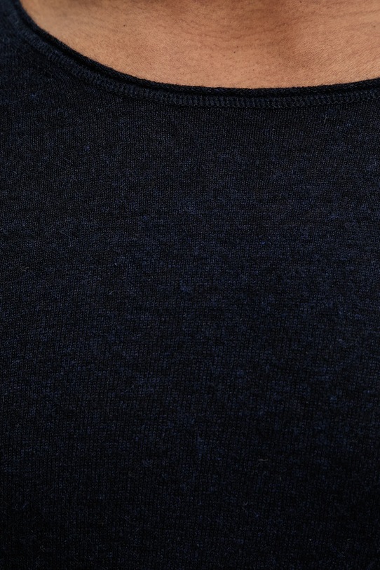 ZADIG&VOLTAIRE sweter kaszmirowy KMSW00024 granatowy