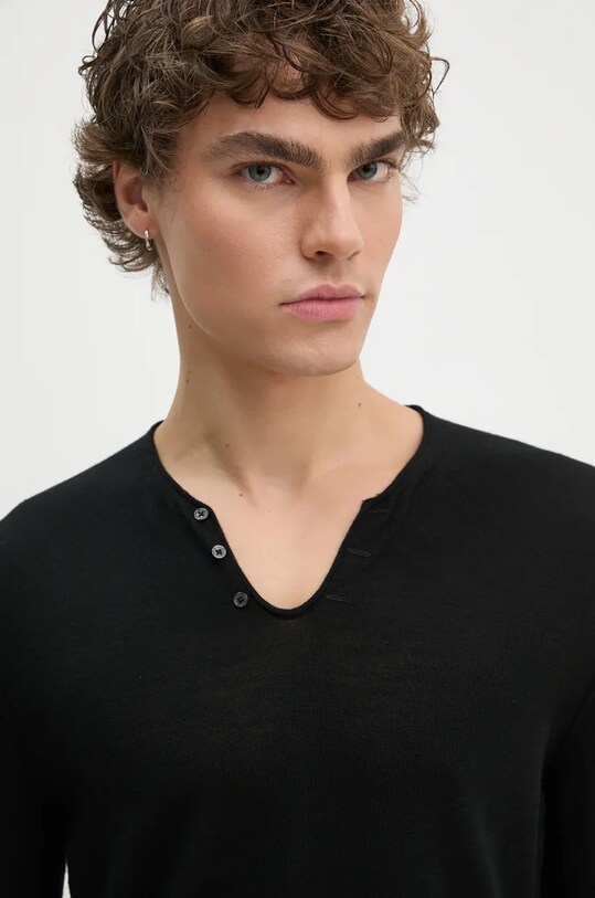 ZADIG&VOLTAIRE pulover de lana negru KMSW00683