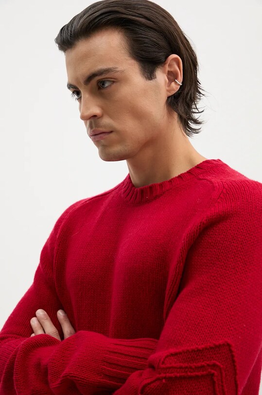 Вълнен пуловер ZADIG&VOLTAIRE KMSW00703 червен
