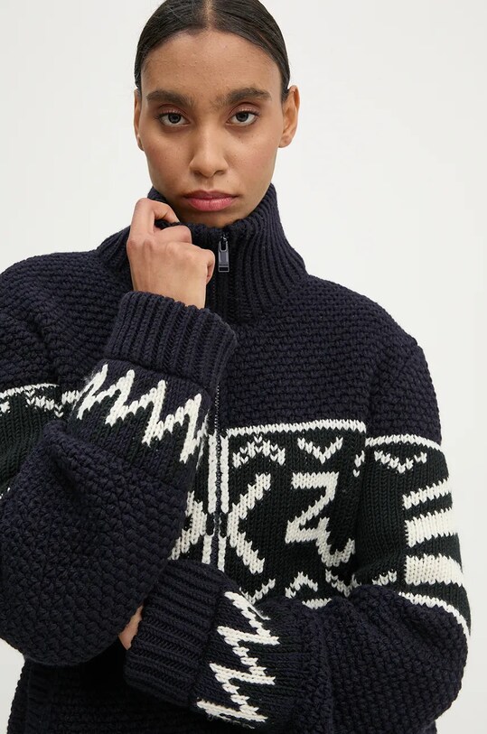 ZADIG&VOLTAIRE cardigan din lana bleumarin KMCA00225