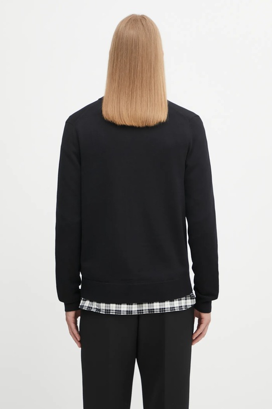 Odzież Fred Perry kardigan z wełną Classic Cardigan K9551.198 czarny