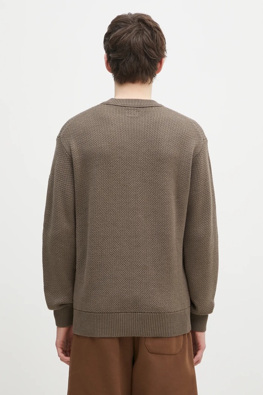 Oblečení Vlněný svetr C.P. Company Knitwear Crew Neck In Re-Wool 17CMKN228A006595A hnědá