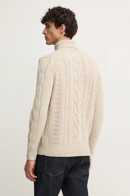 Oblečení Vlněný svetr Hackett London HM703217 béžová