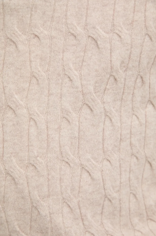 Μάλλινο πουλόβερ Hackett London HM703242 μπεζ