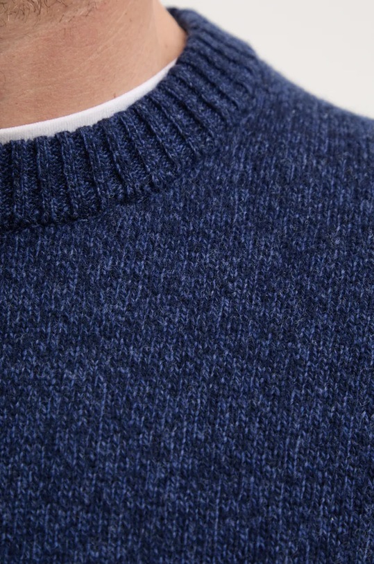 Hackett London maglione in lana HM703251 blu navy