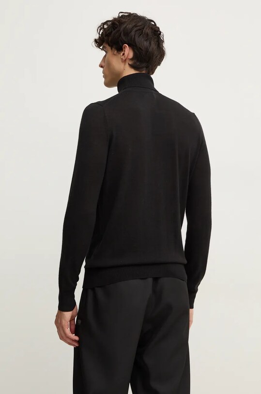 Îmbrăcăminte Hackett London pulover de lana HM703264 negru