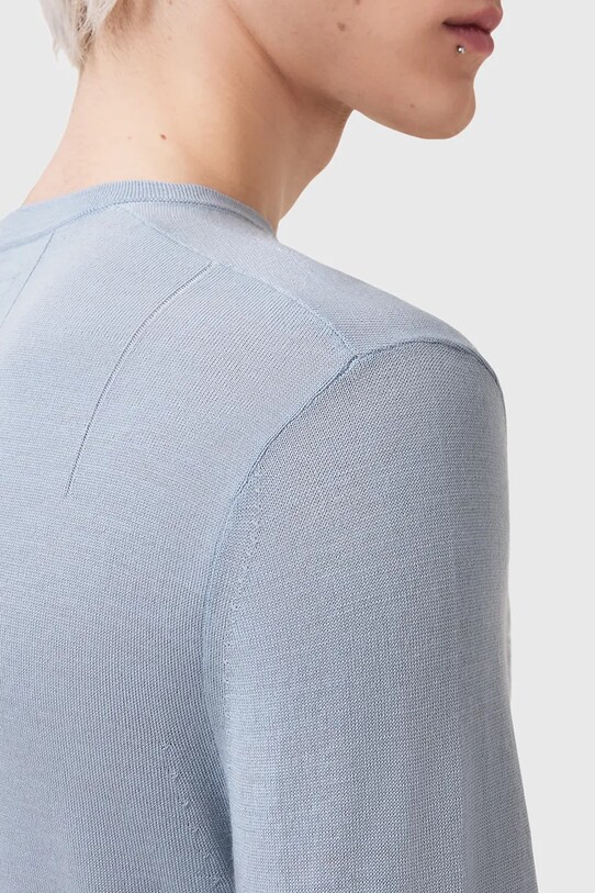 Odzież AllSaints sweter wełniany MODE M002KZ niebieski