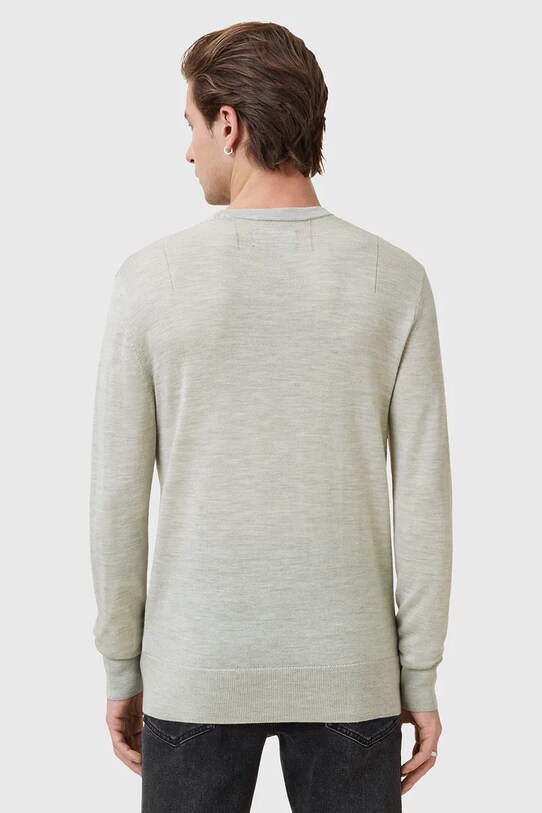 AllSaints sweter wełniany MODE zielony M002KZ