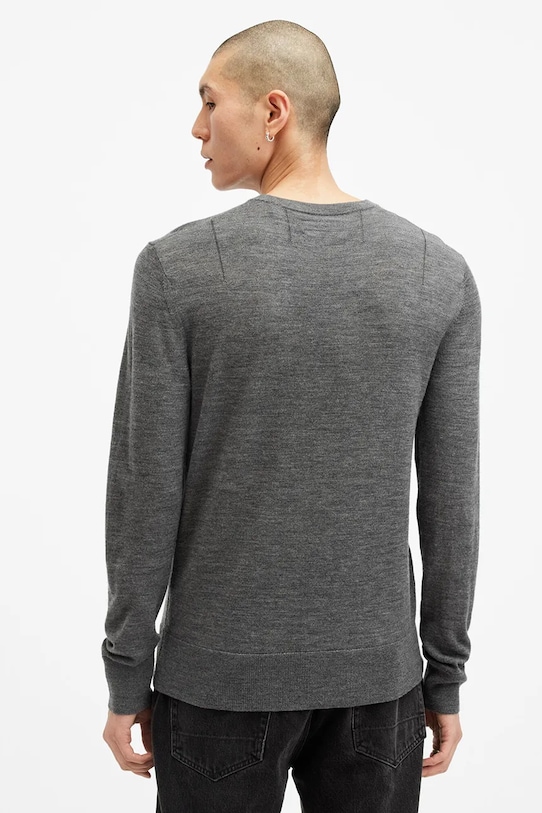 Одежда Шерстяной свитер AllSaints MODE M002KZ серый