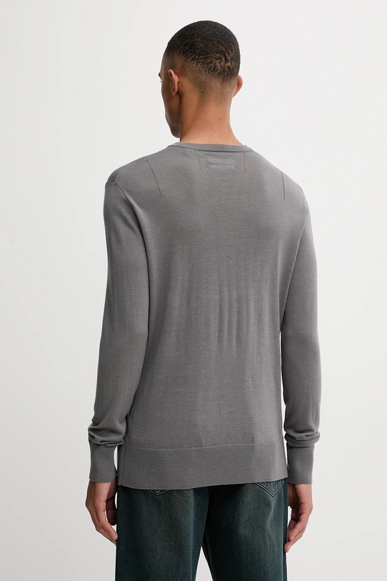 Odzież AllSaints sweter wełniany MODE M002KZ szary