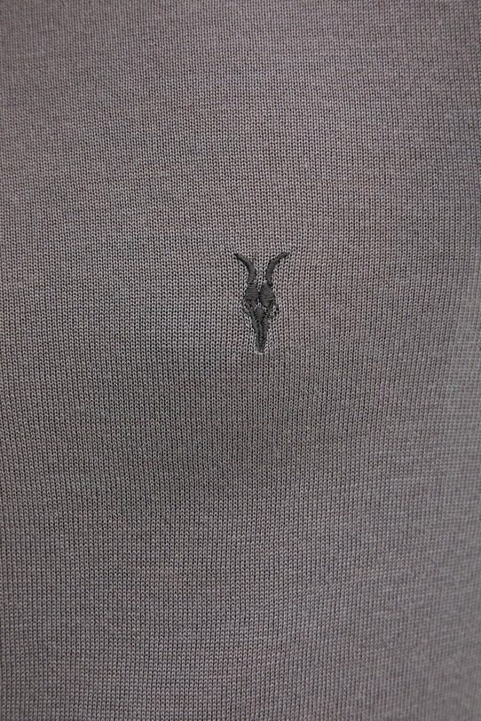 AllSaints sweter wełniany MODE M002KZ szary