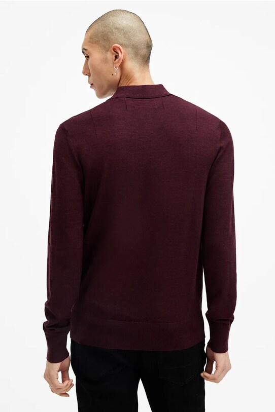Ruházat AllSaints gyapjú pulóver MODE MERINO M085KB piros