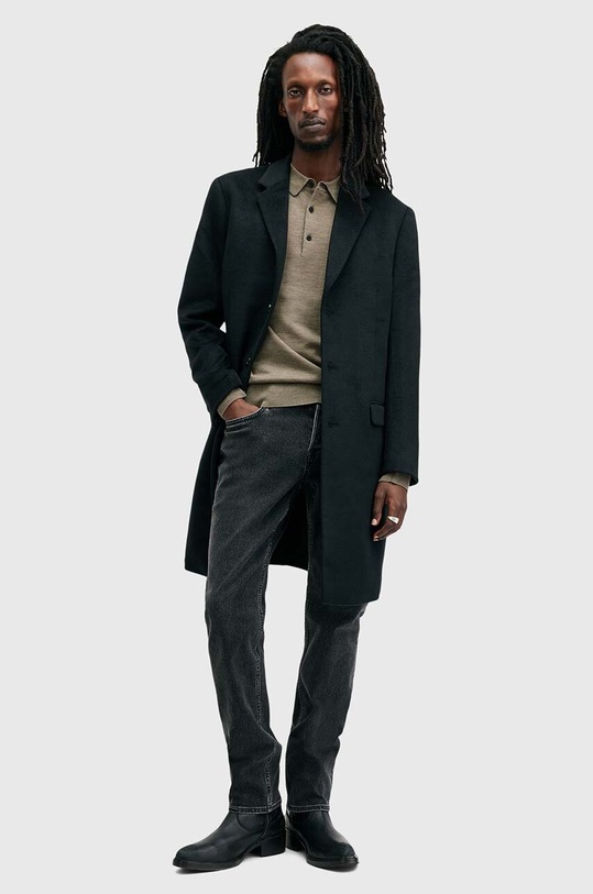 AllSaints pulover de lana MODE MERINO M085KB verde