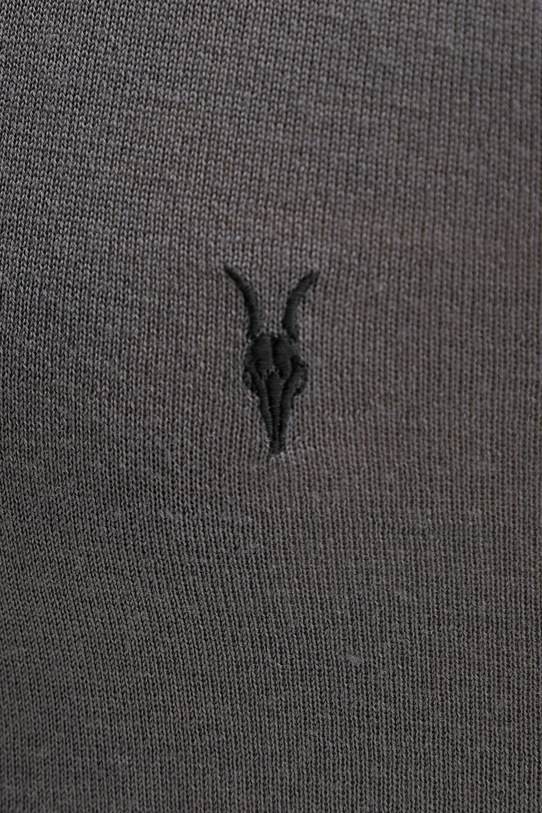 Volnen pulover AllSaints MODE MERINO M085KB siva