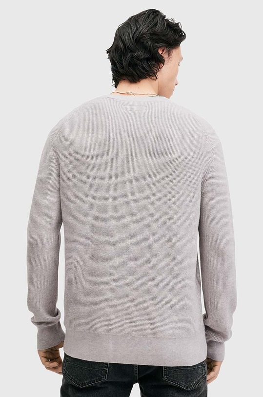 AllSaints sweter ASPEN CREW szary M089KB