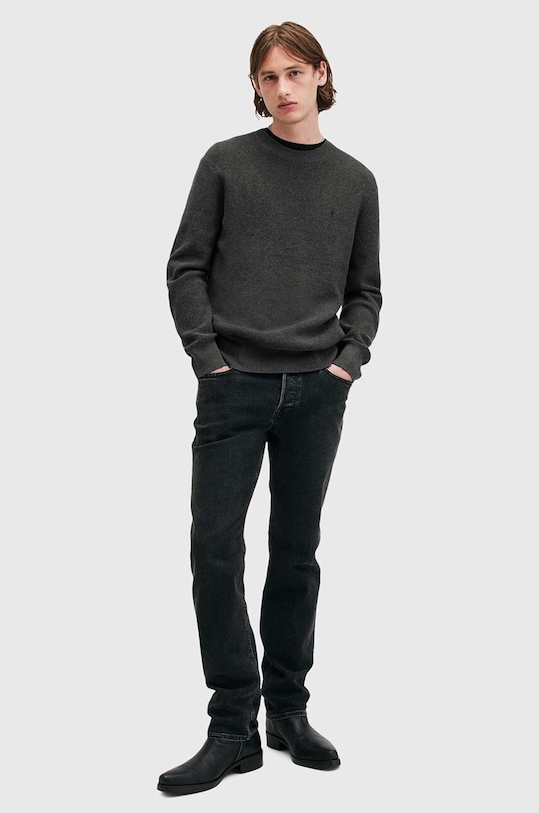 Свитер AllSaints ASPEN CREW серый M089KB