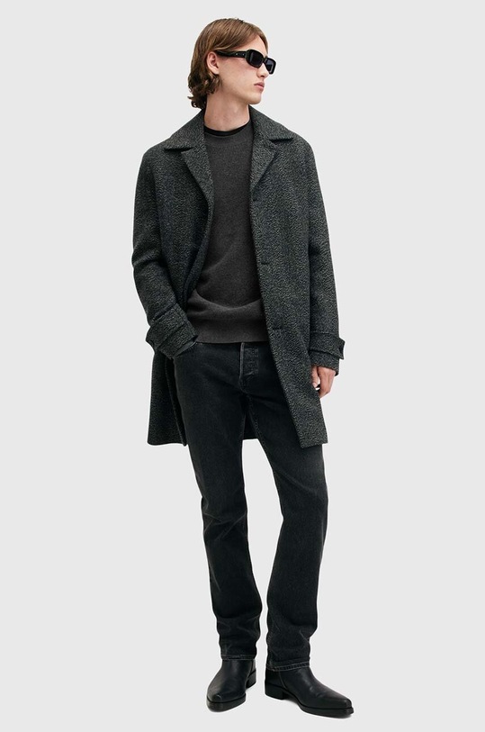 AllSaints pulover ASPEN CREW M089KB gri