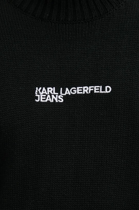 Karl Lagerfeld Jeans pulover de lana 246D2000 negru