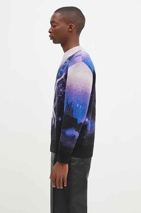 Aries woolen jumper Pegasus Knit AR2004002 violet AW24