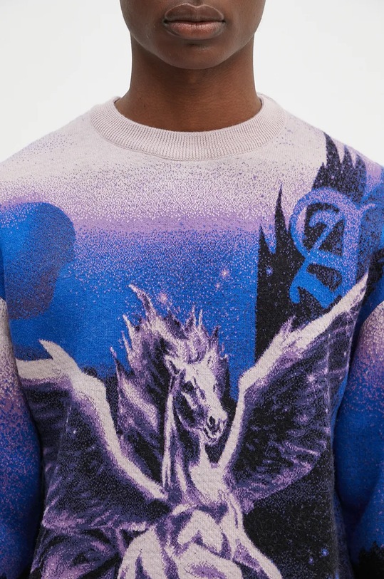 Aries woolen jumper Pegasus Knit violet AR2004002