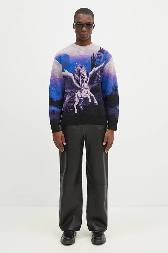 Aries woolen jumper Pegasus Knit AR2004002 violet