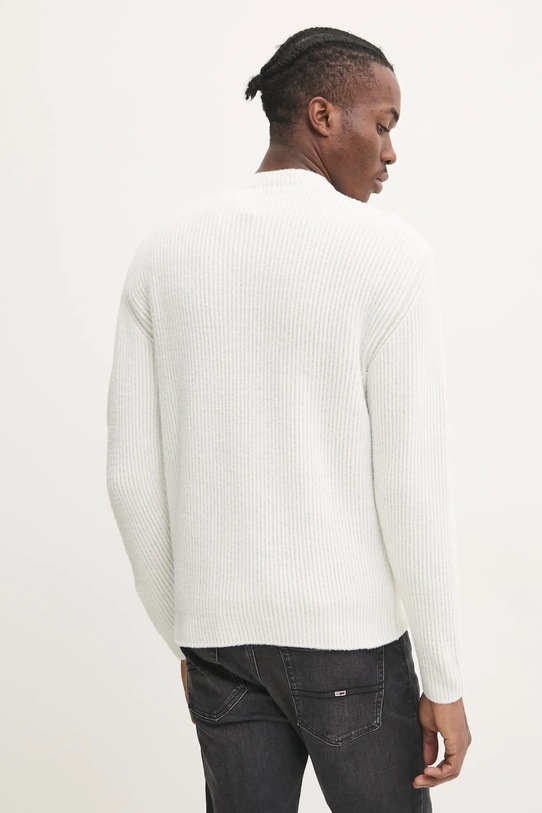 Ruházat C.P. Company gyapjúkeverék pulóver 17CMKN212A006170A fehér