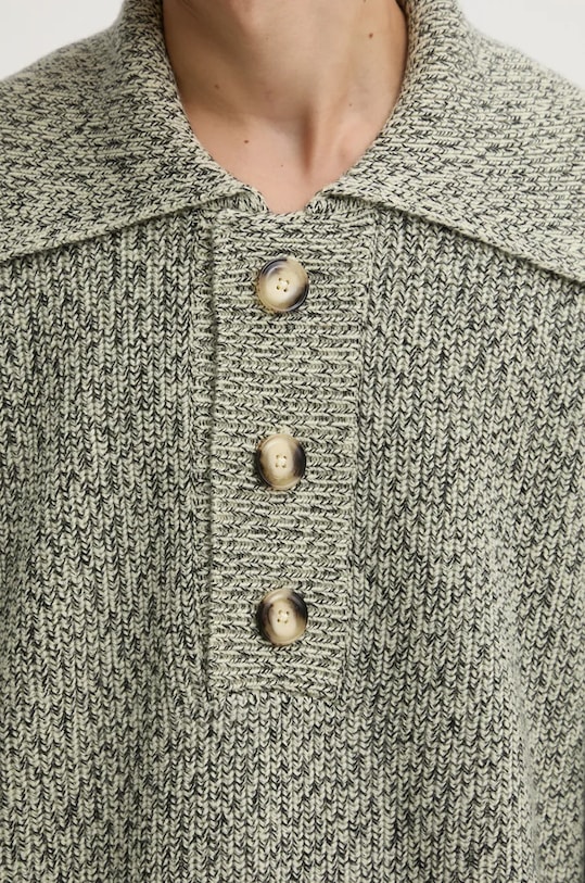 Nanushka pulover de lână DELIER NU24PFSW00699 verde